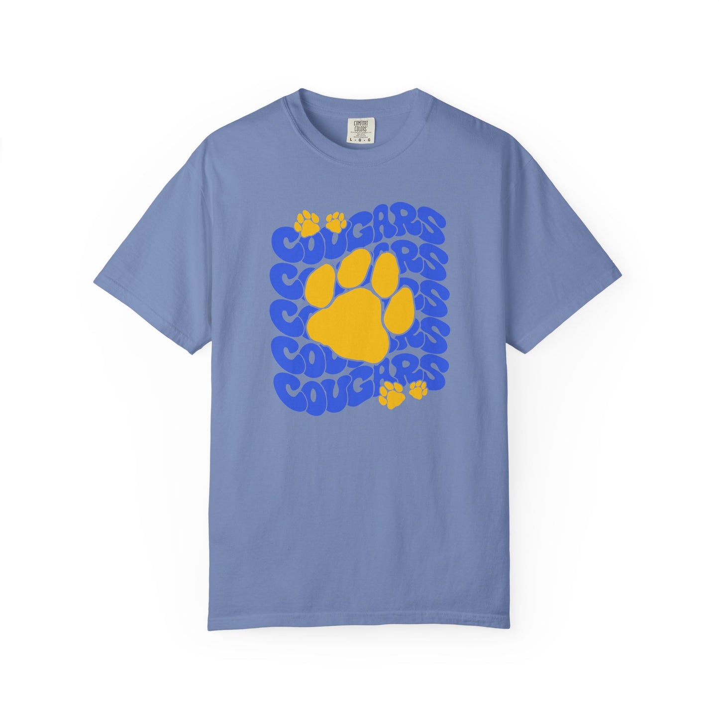 Cougar Wavy T-Shirt, Comfort Colors