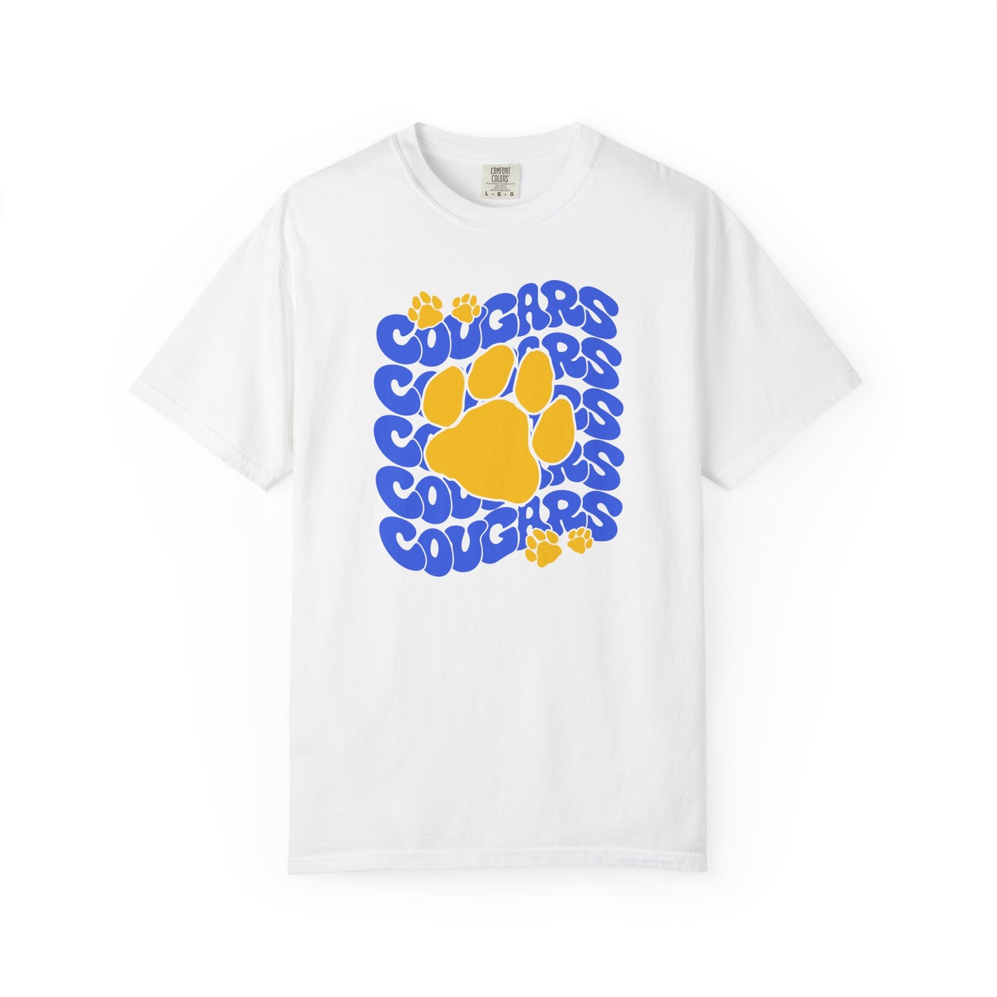 Cougar Wavy T-Shirt, Comfort Colors