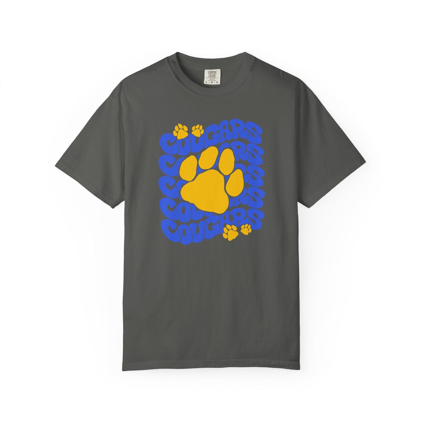 Cougar Wavy T-Shirt, Comfort Colors