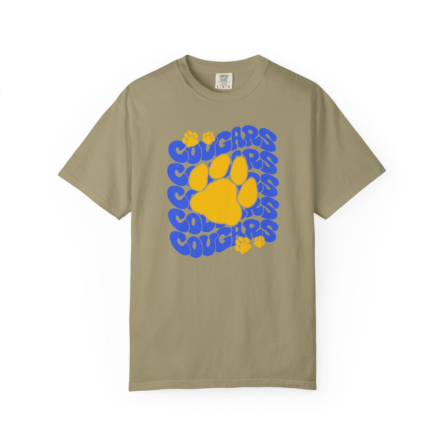 Cougar Wavy T-Shirt, Comfort Colors