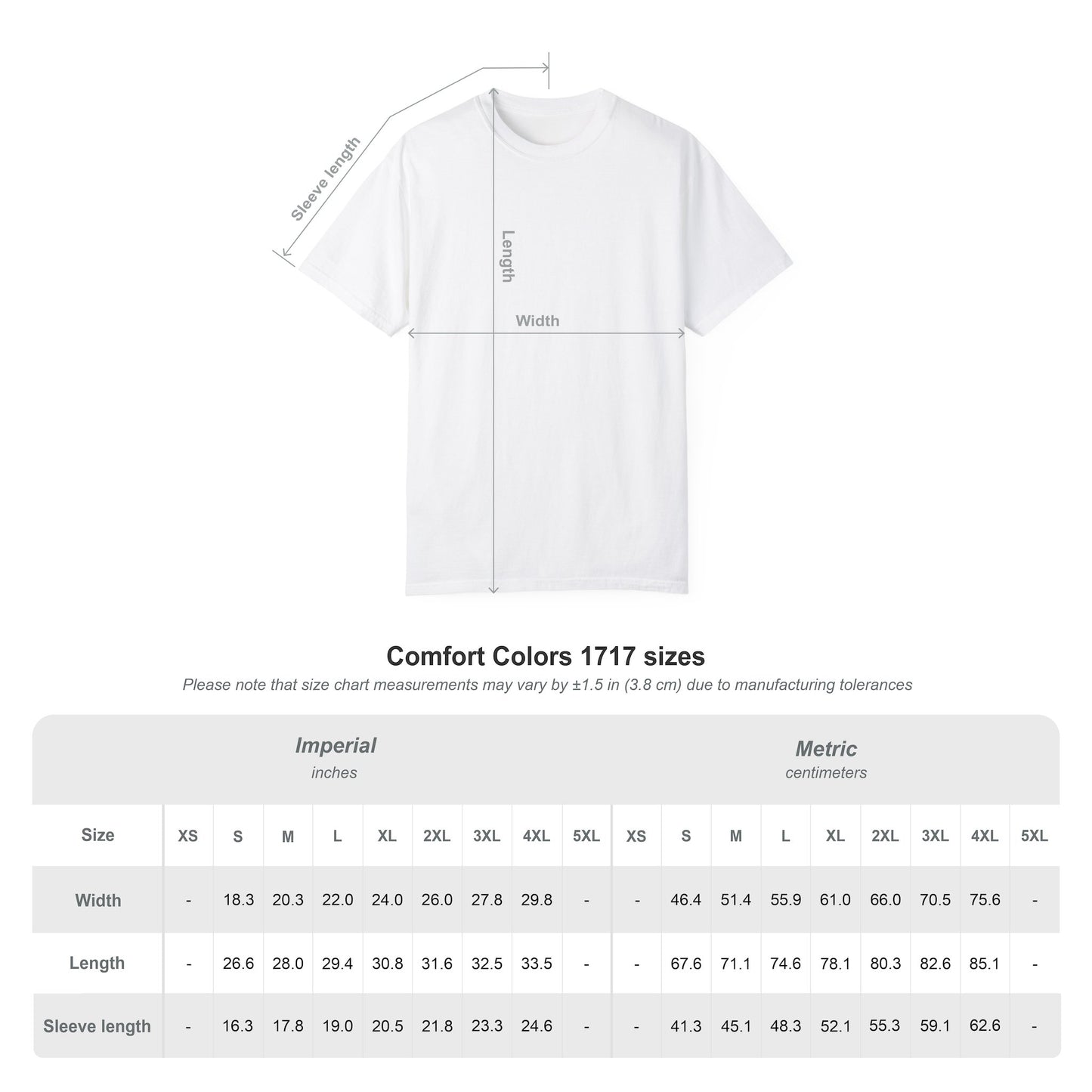 Cougar Wavy T-Shirt, Comfort Colors