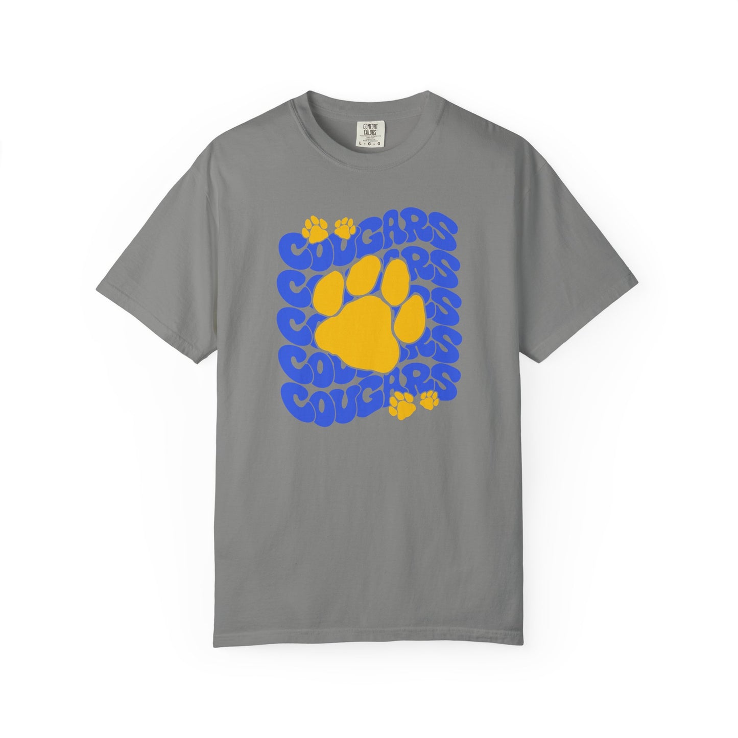 Cougar Wavy T-Shirt, Comfort Colors