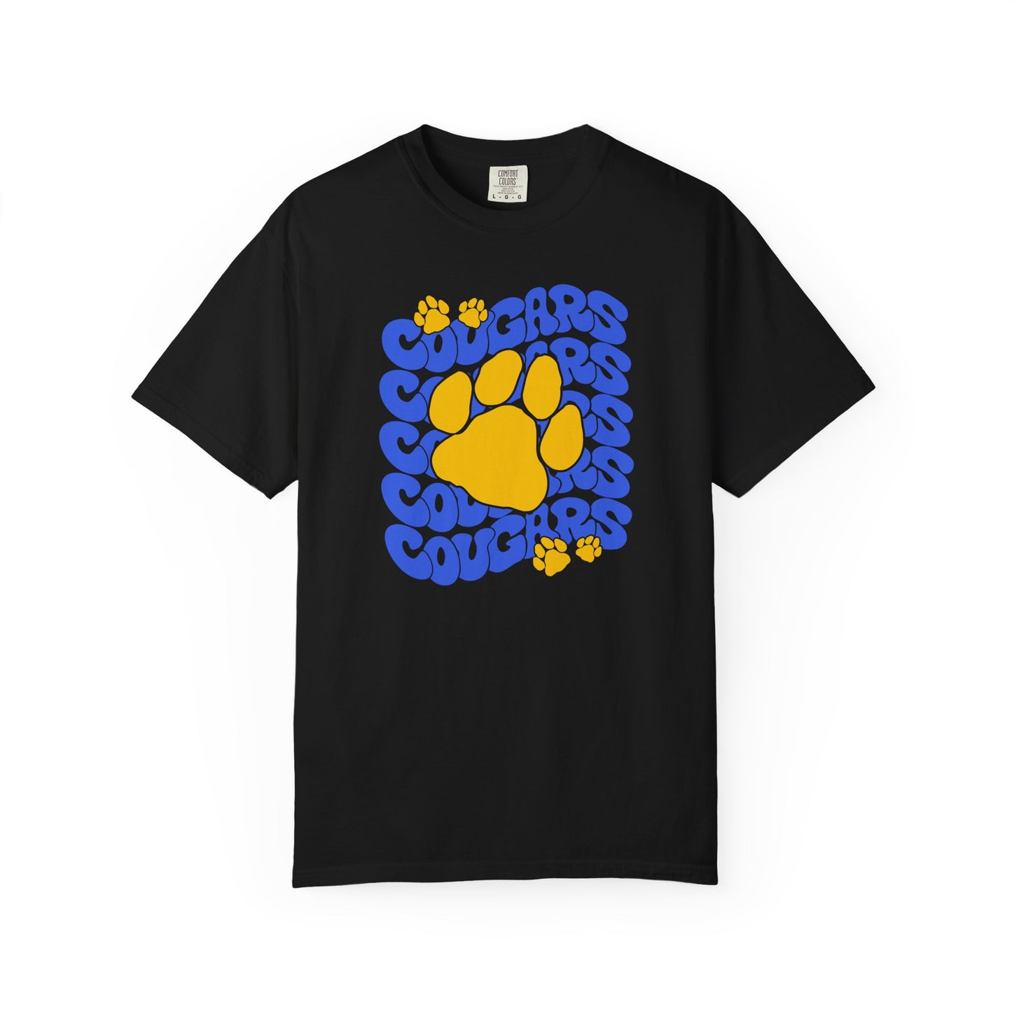 Cougar Wavy T-Shirt, Comfort Colors
