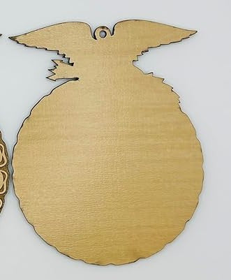 FFA Agricultural Education Wooden Christmas Ornament, Handmade Wood Christmas Ornament, FFA Gift, Unique Gift, Holiday Decor