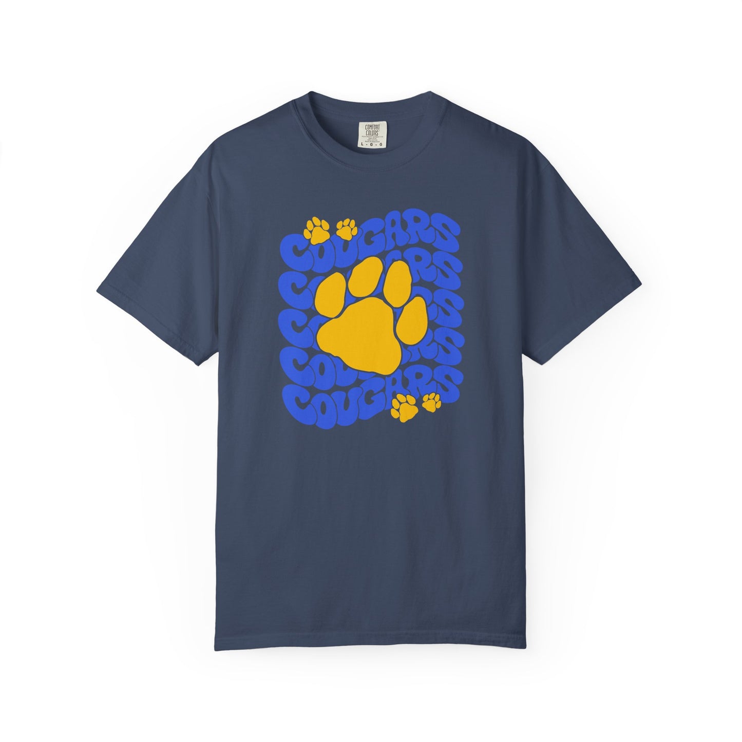 Cougar Wavy T-Shirt, Comfort Colors