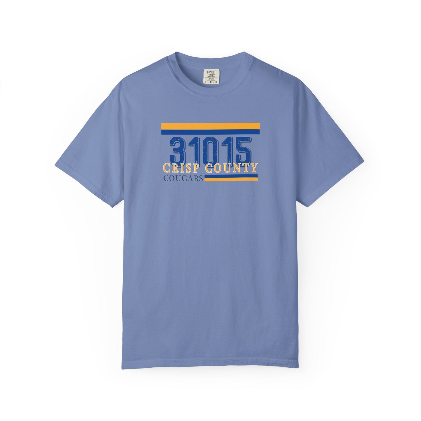 Crisp County Cougars Zip Code Garment-Dyed T-Shirt, Comfort Colors