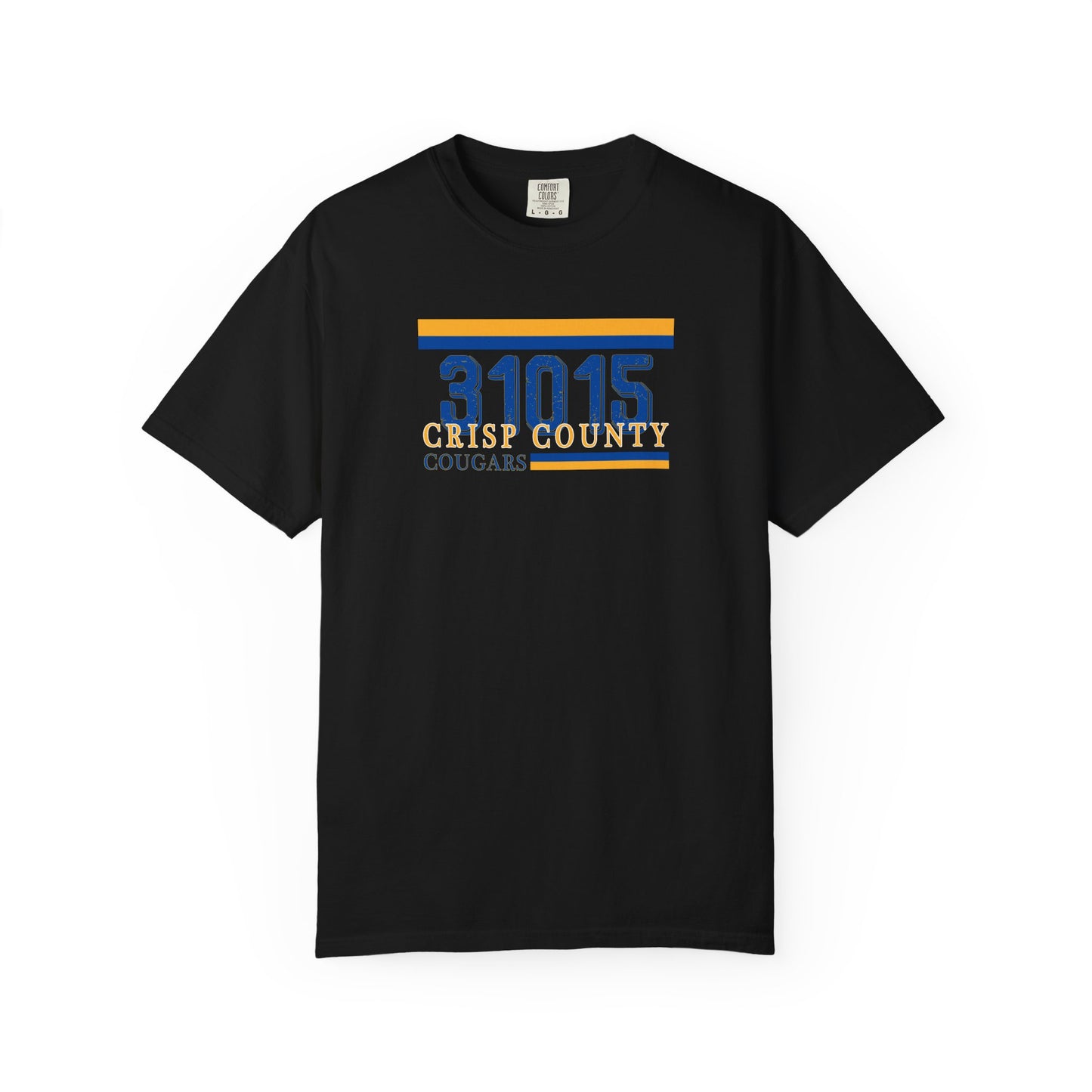 Crisp County Cougars Zip Code Garment-Dyed T-Shirt, Comfort Colors