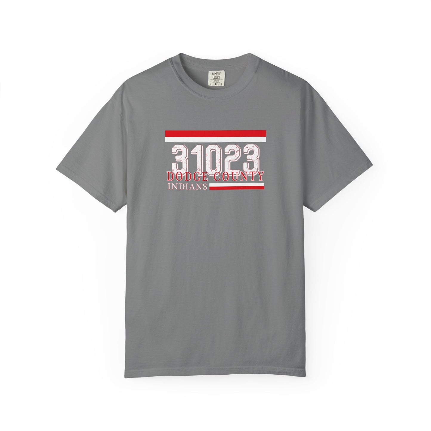 Dodge County Indians Zip Code Graphic Unisex T-Shirt, Comfort Colors