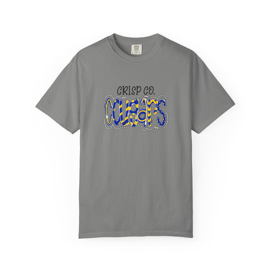 Crisp County Cougars Doodle Graphic T-shirt, Comfort Colors
