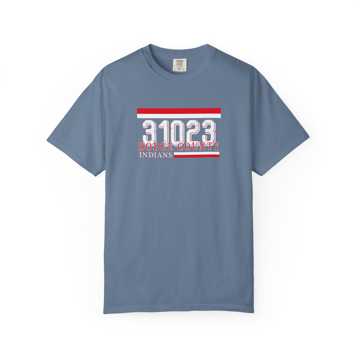 Dodge County Indians Zip Code Graphic Unisex T-Shirt, Comfort Colors