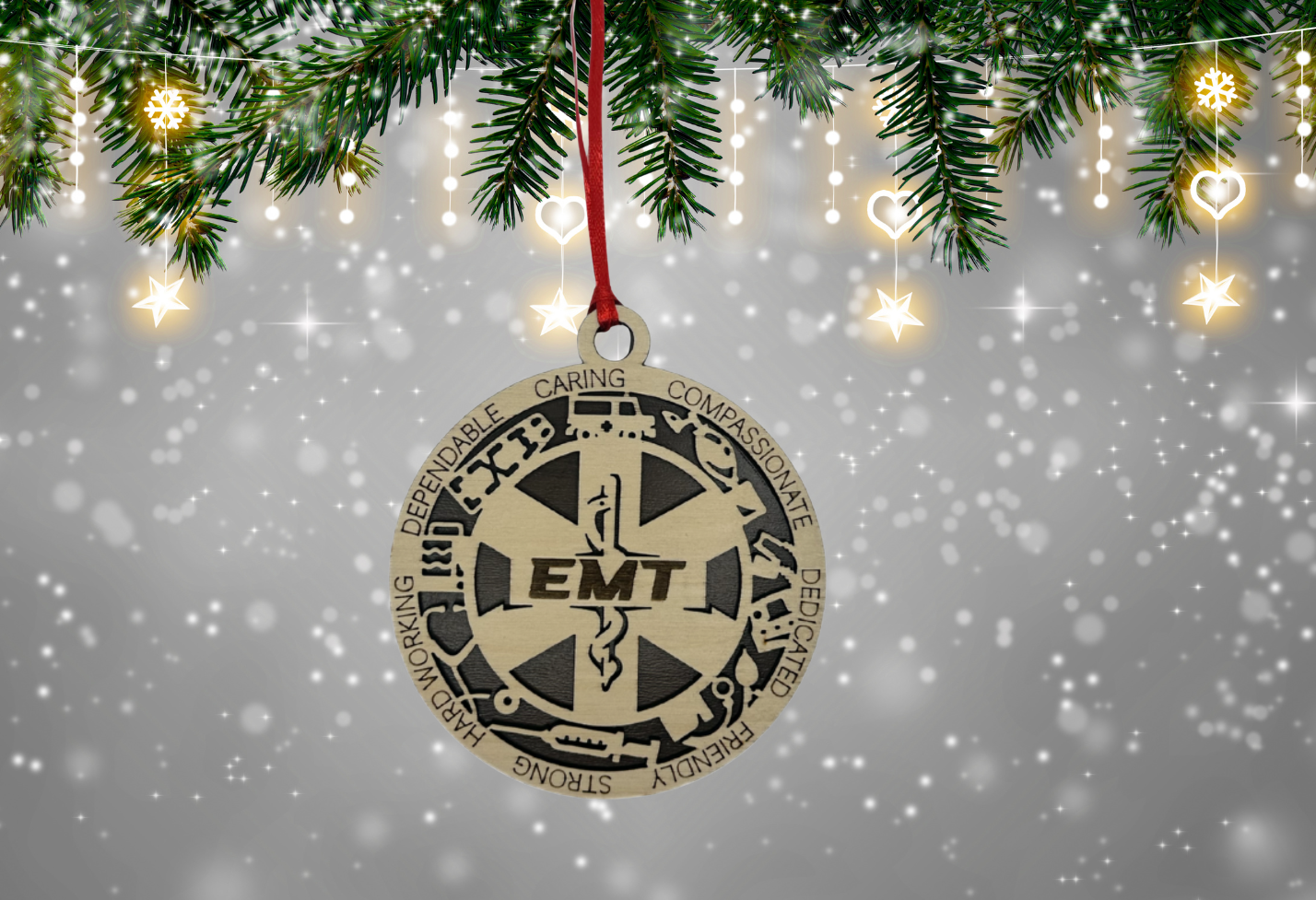 Emergency Medical Technician Christmas Ornament