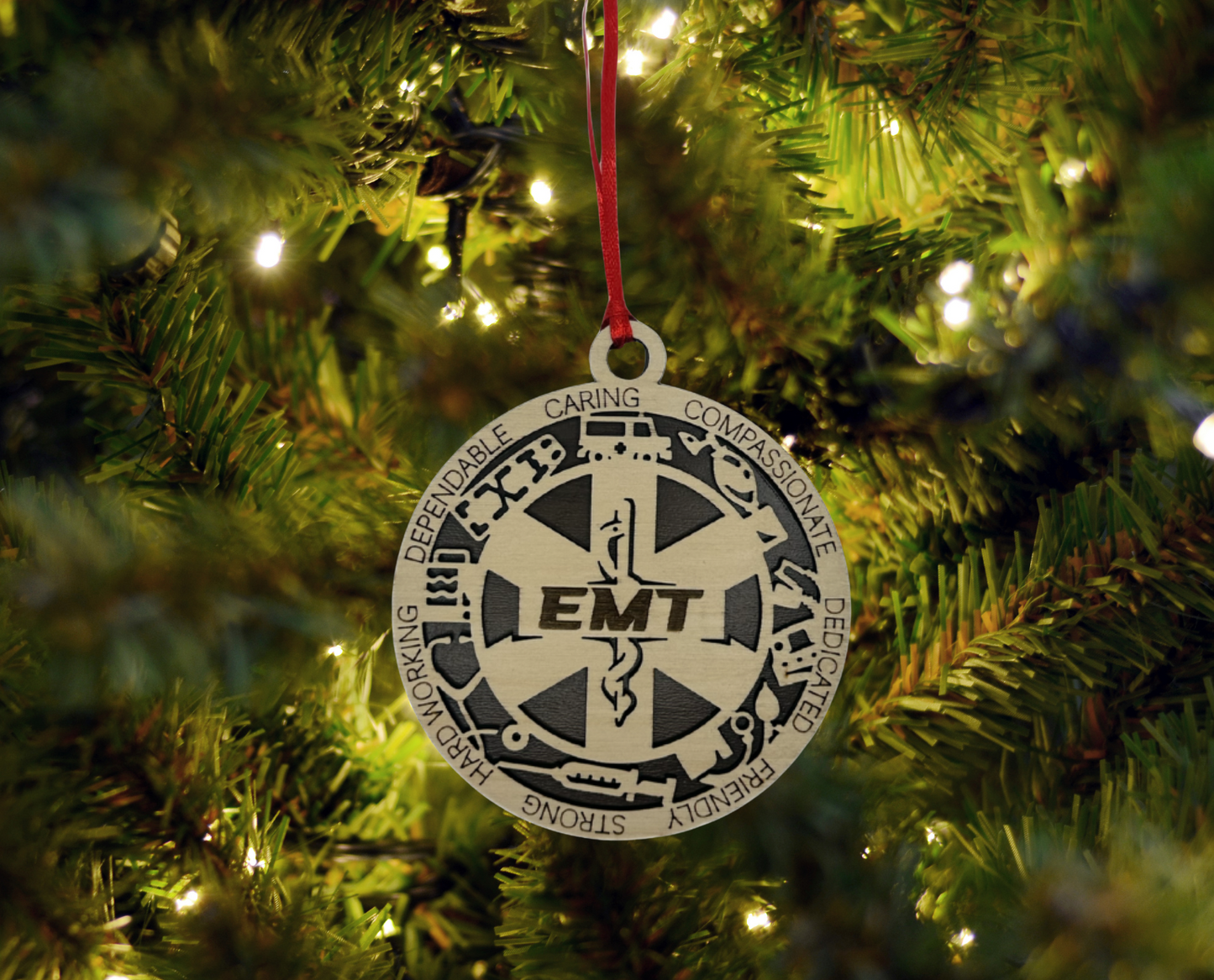 Emergency Medical Technician Christmas Ornament